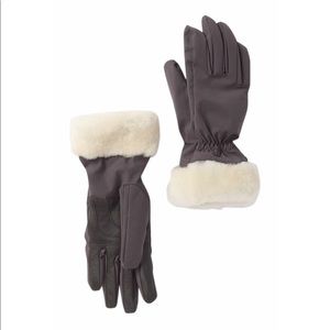 UGG shearling cuff tech gloves